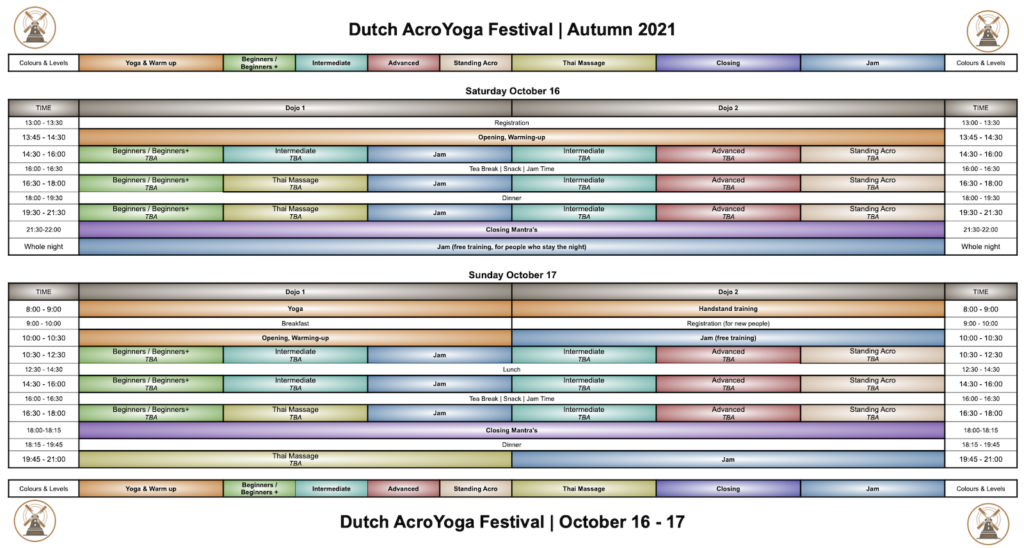 DAYF Autumn 2021 Scedule DAYF Autumn 2021 Scedule